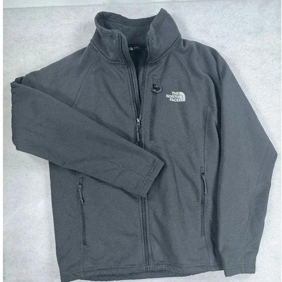 The North Face Mens Shelbe Raschel Softshell Fleece Jacket Grey Size M - Picture 2 of 8